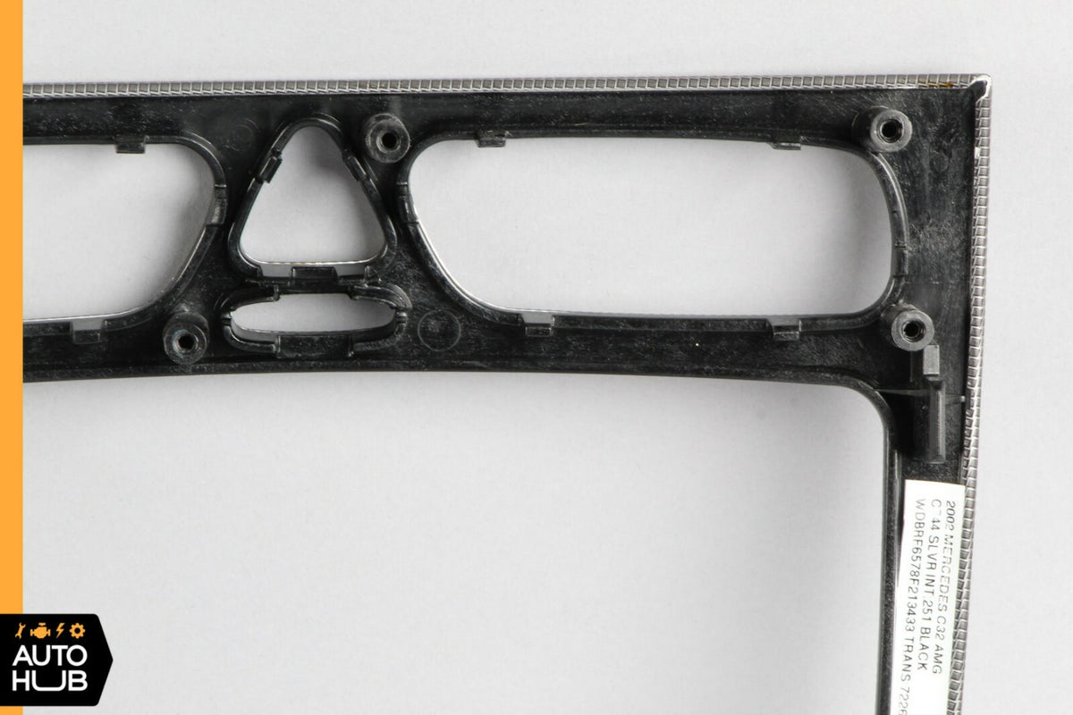 01-04 Mercedes W203 C230 C240 C320 Center Console Radio Trim Bezel Panel OEM - photo 8