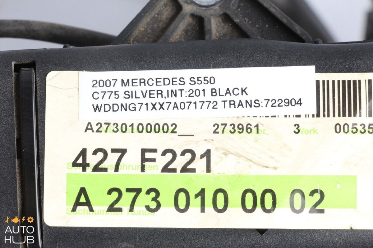 07-11 Mercedes W221 S550 CL550 M273 5.5L Engine Motor Cable Wire Harness OEM - photo 12