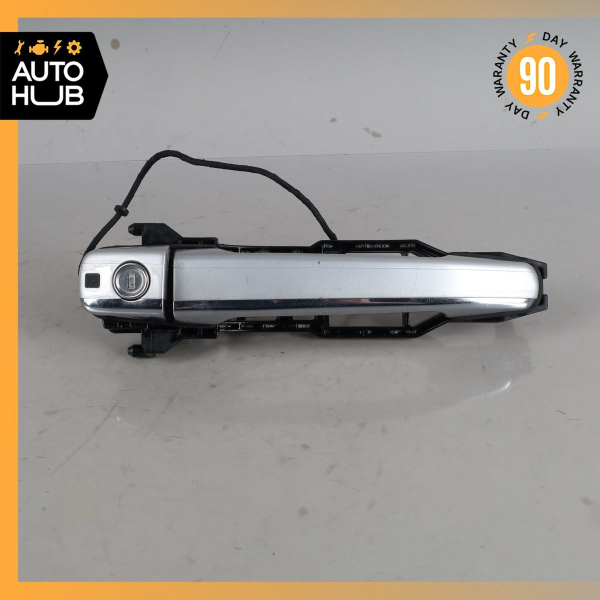 98-03 Mercedes W210 E430 E55 AMG Front Left Driver Side Door Handle Silver OEM - photo 2