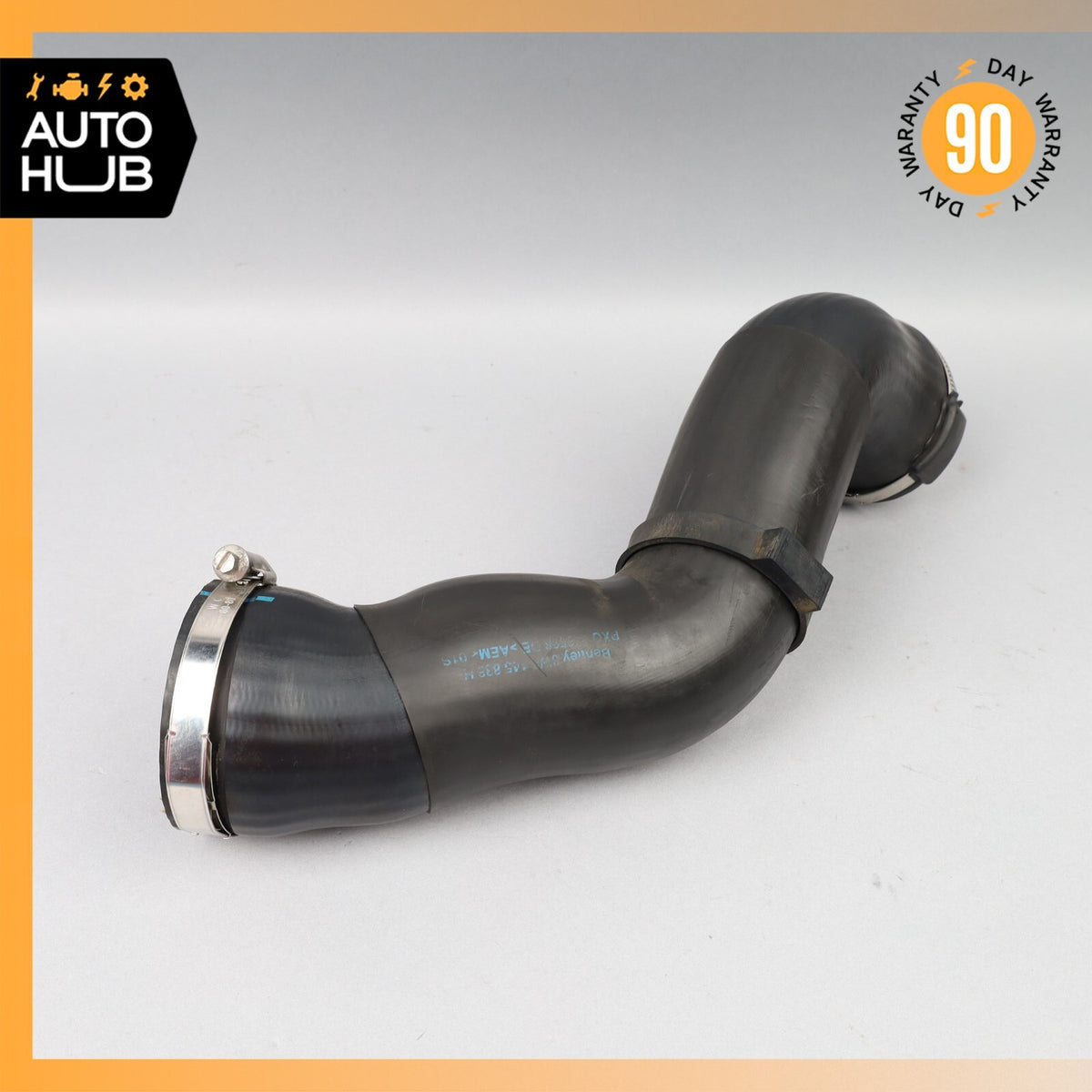 03-12 Bentley Continental Flying Spur 6.0L Left Side Intercooler Hose Pipe OEM - photo 6