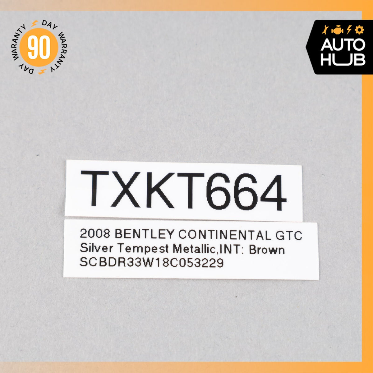 03-09 Bentley Continental GTC GT Interior Rear View Mirror Black OEM 46k - photo 12