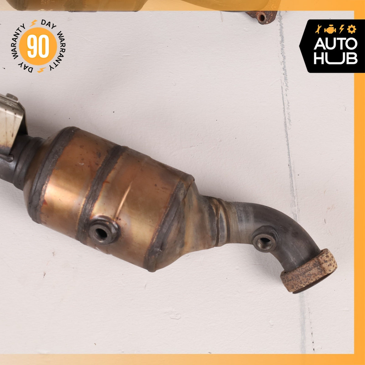 06-11 Mercedes W164 ML350 M272 Engine Left & Right Exhaust Downpipe Set OEM - photo 13