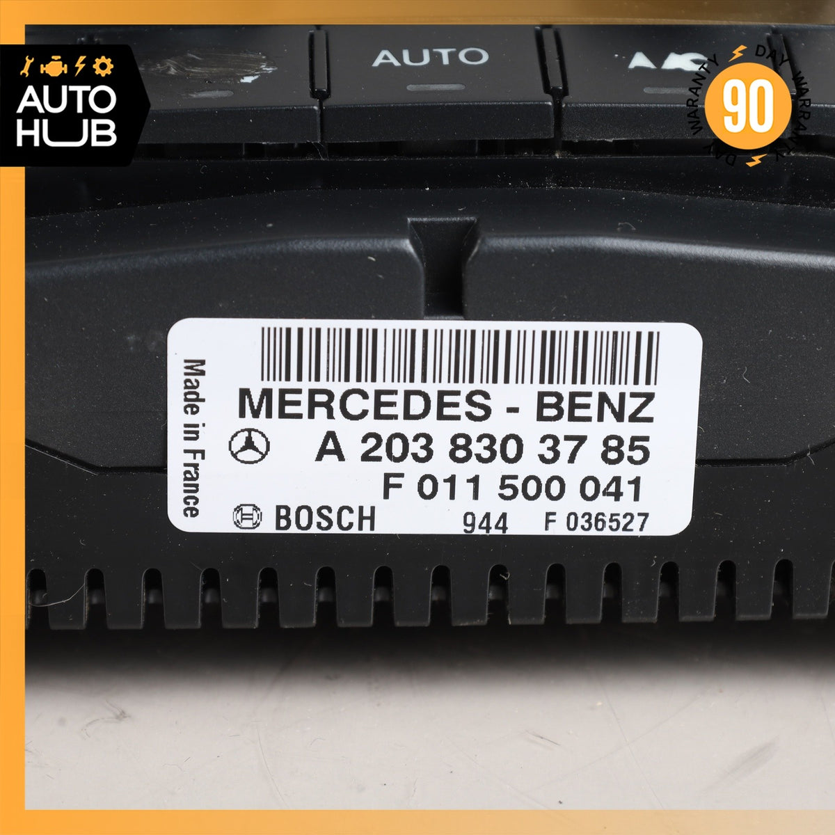 Mercedes W209 CLK350 C230 Front A/C AC Climate Control Switch OEM - photo 8