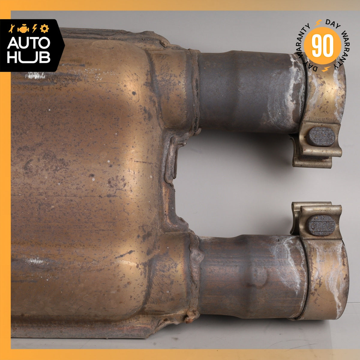 05-07 Maserati Quattroporte M139 Exhaust Mid Pipe Center Resonator Silencer 84k - photo 8