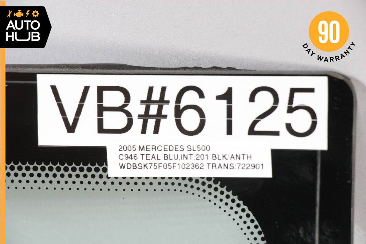 05-08 Mercedes R230 SL500 SL550 SL55 AMG Front Windshield Wind Shield Glass OEM - photo 12