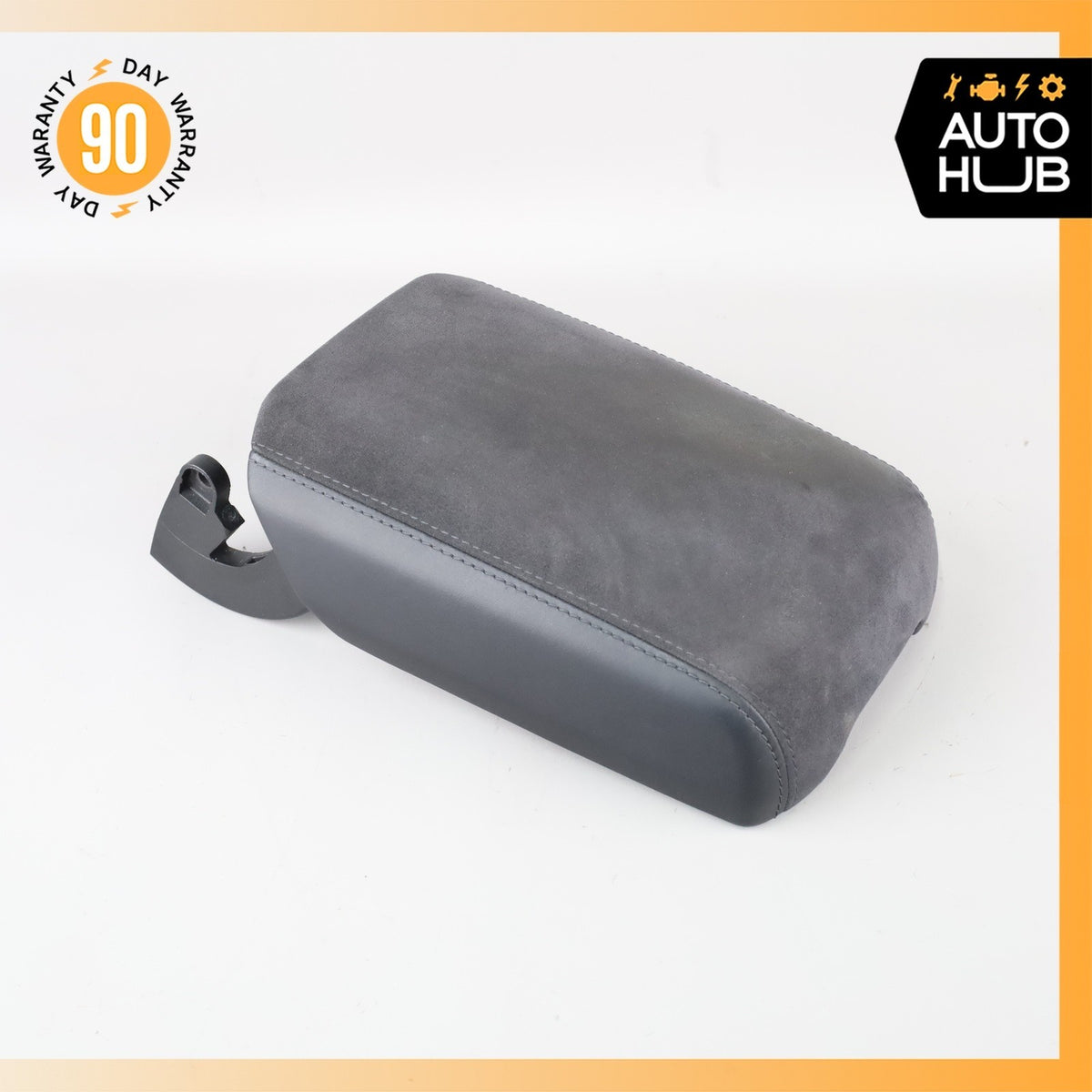15-18 Porsche Macan 95B Front Center Console Armrest Arm Rest Suede Black OEM - photo 1