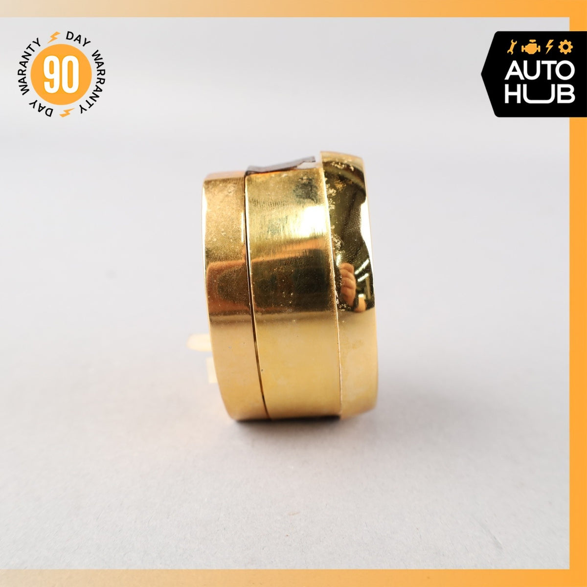 00-07 Maserati M138 4200 Coupe 3200 Center Dashboard Analog Gold Clock OEM 27k - photo 5