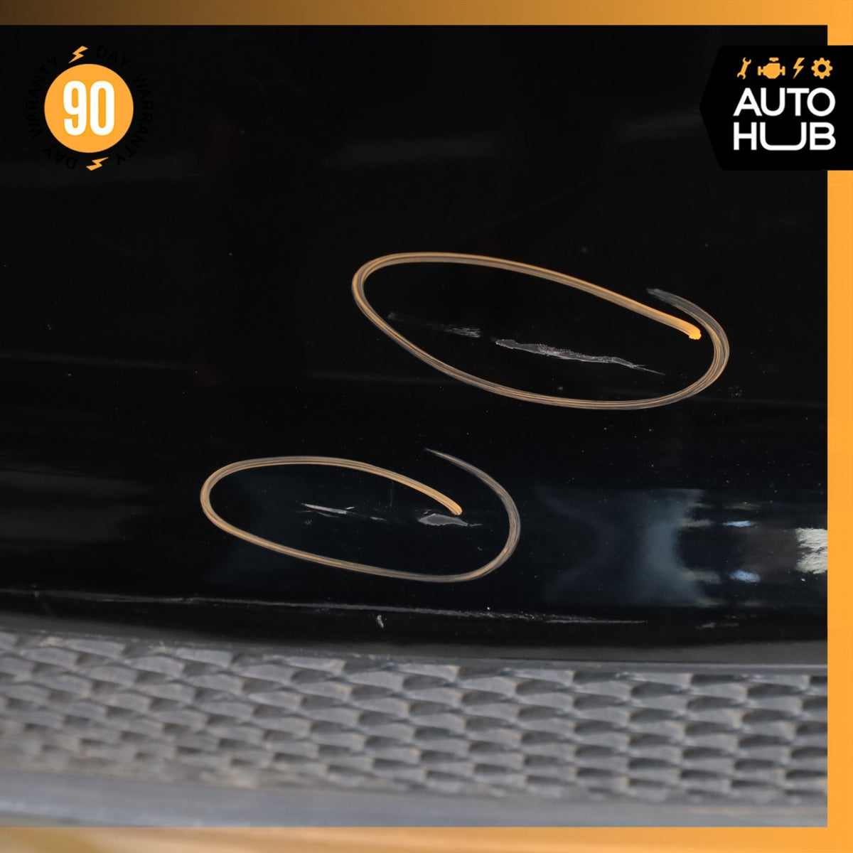 14-16 Mercedes W117 CLA45 AMG Sport Rear Bumper Cover Assembly Night Black OEM - photo 12