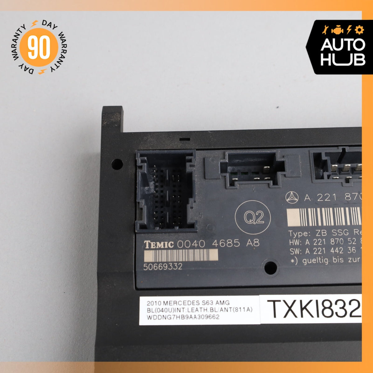 07-13 Mercedes W221 S63 AMG S550 Front Right Side Under Seat Control Unit OEM - photo 7