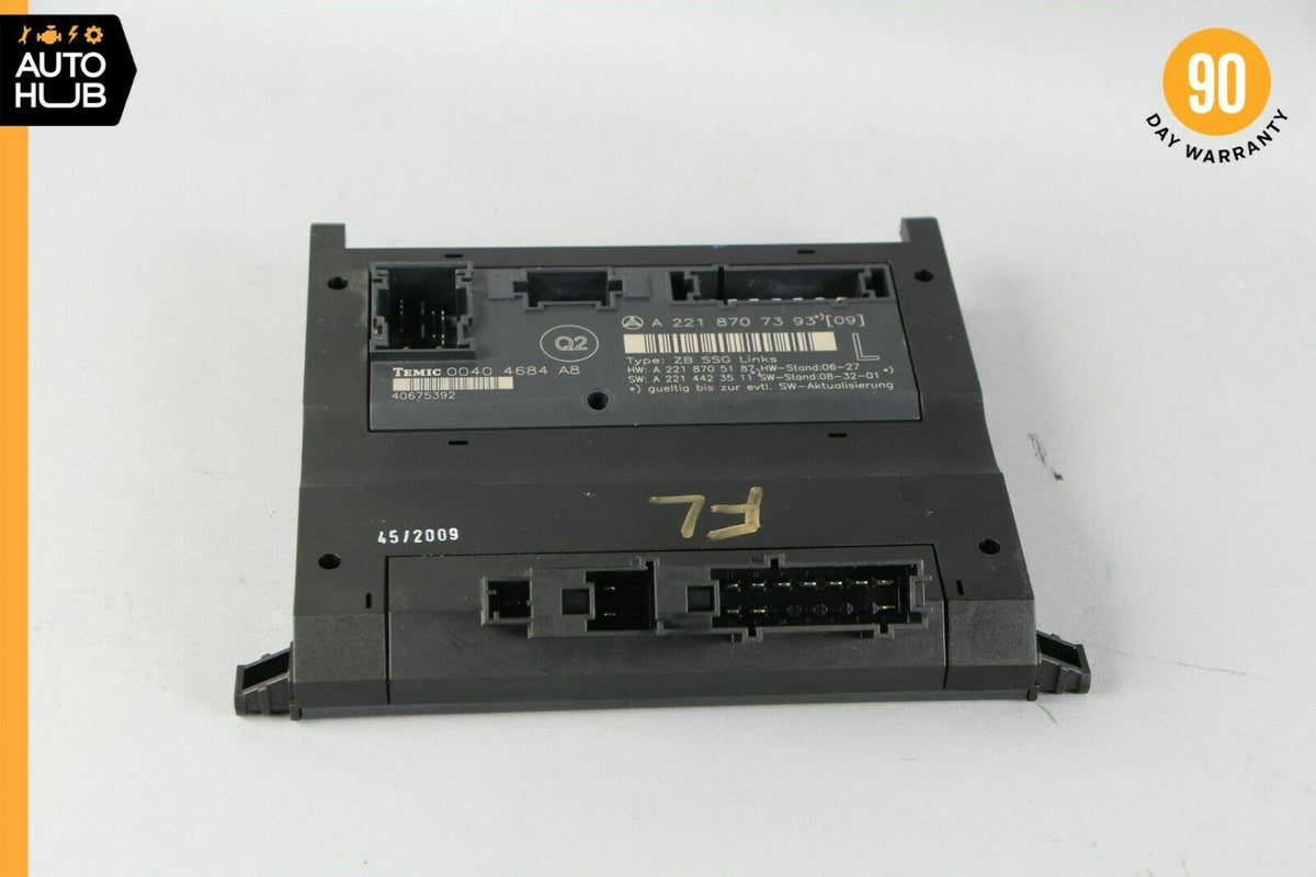 07-13 Mercedes W221 S400 S550 Front Left Driver Side Under Seat Control Unit OEM - photo 3