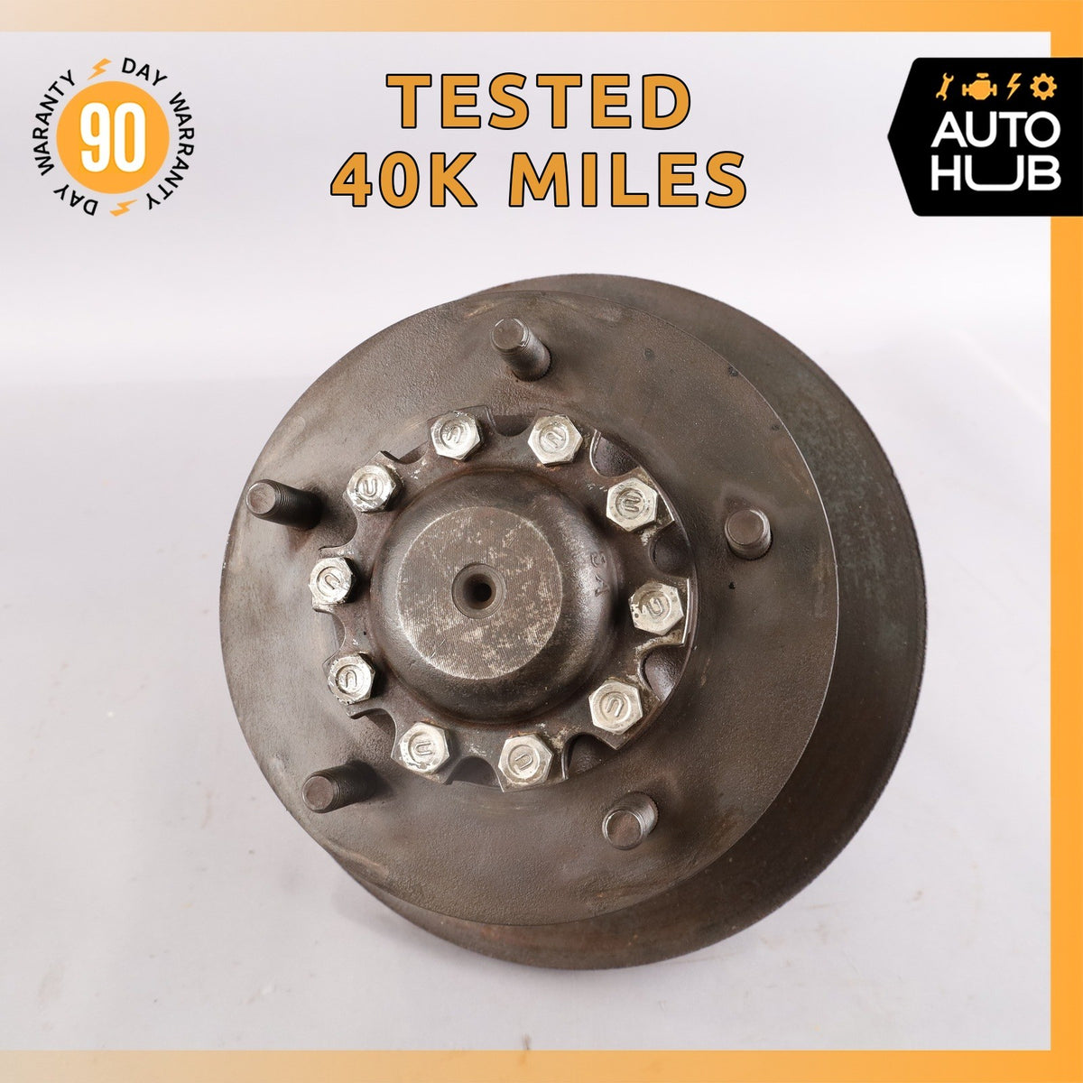 Rolls Royce Silver Spur Mulsanne Rear Right Spindle Knuckle Hub w/ Disc OEM - photo 1