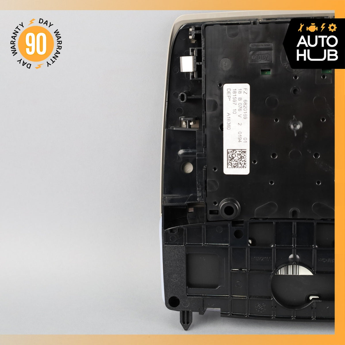 BMW i3 I01 Hybrid Front Overhead Dome Light Switch Panel Gray 61316820169 OEM - photo 10