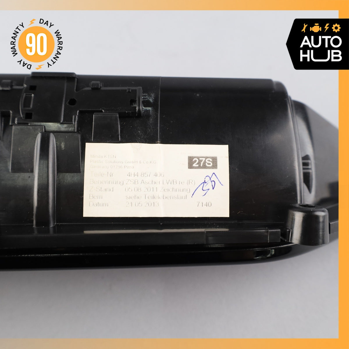 11-18 Audi D4 A8 Rear Right Side Door Ashtray Ash Tray OEM - photo 14