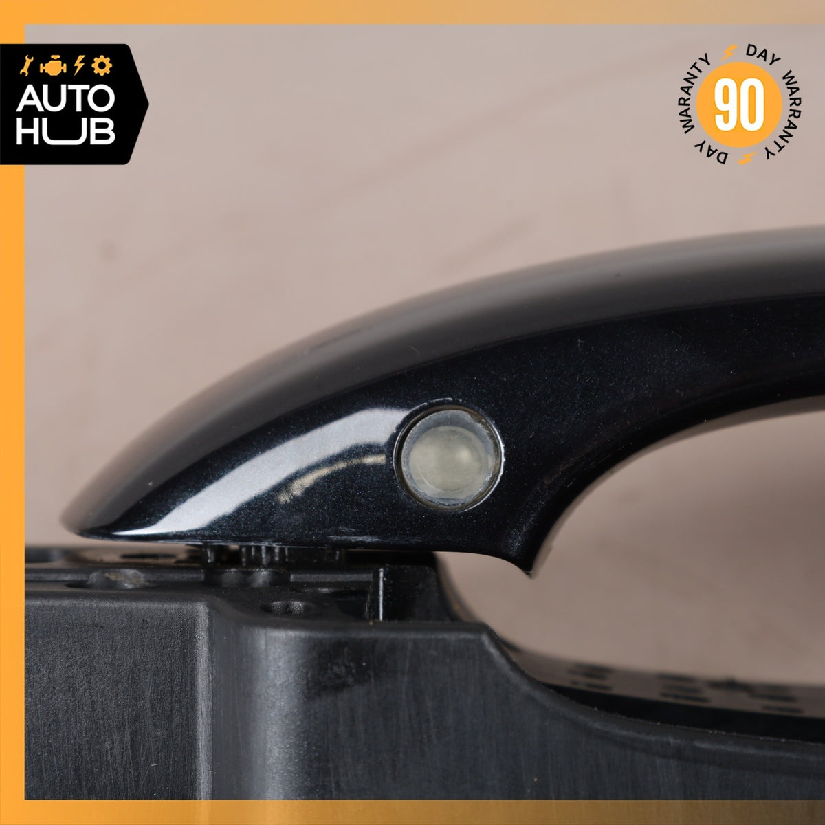 Audi D4 A8L Front Left Driver Exterior Door Handle Black 4H1837885 OEM - photo 11