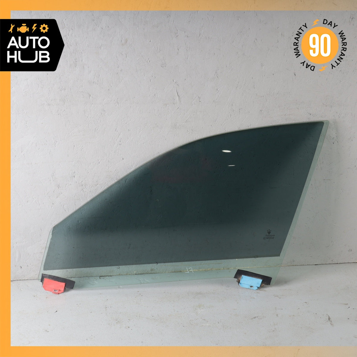 03-13 Maserati Quattroporte M139 Front Left Side Door Window Glass OEM 84k - photo 2
