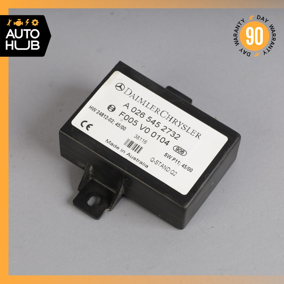 03-06 Mercedes R230 SL500 SL55 Diagnosis System Module 0265452732 OEM - photo 1
