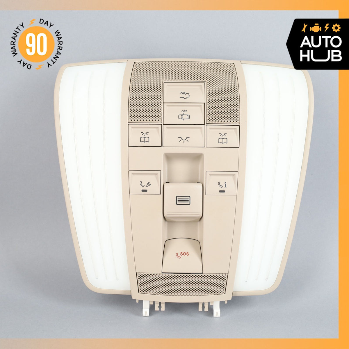 10-18 Mercedes W212 E350 E400 E550 Overhead Dome Light Lamp Beige OEM - photo 2