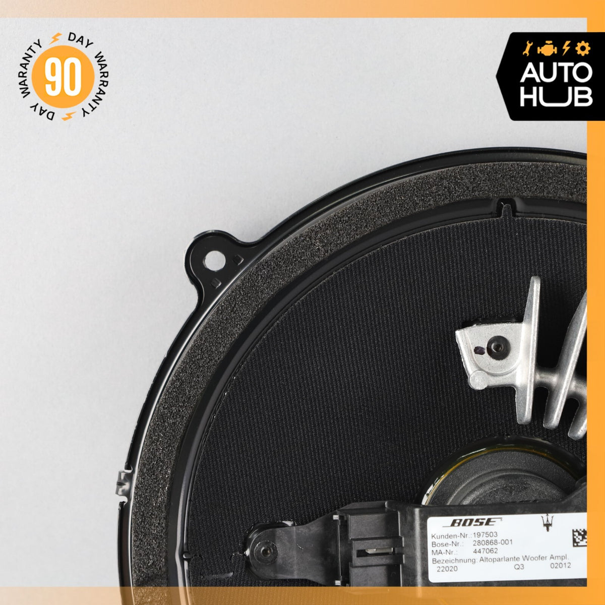 03-19 Maserati Quattroporte Rear Bose Subwoofer Sub Woofer Sound Speaker OEM 68k - photo 3