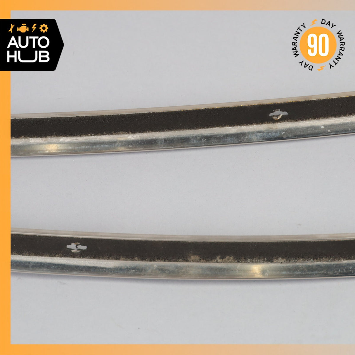 03-10 Bentley Continental GT Front Left & Right Door Window Molding Frame OEM - photo 20