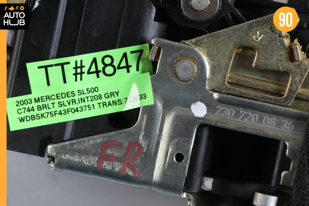 03-12 Mercedes R230 SL500 SL55 Right Door Lock Latch Actuator Keyless Go OEM - photo 12