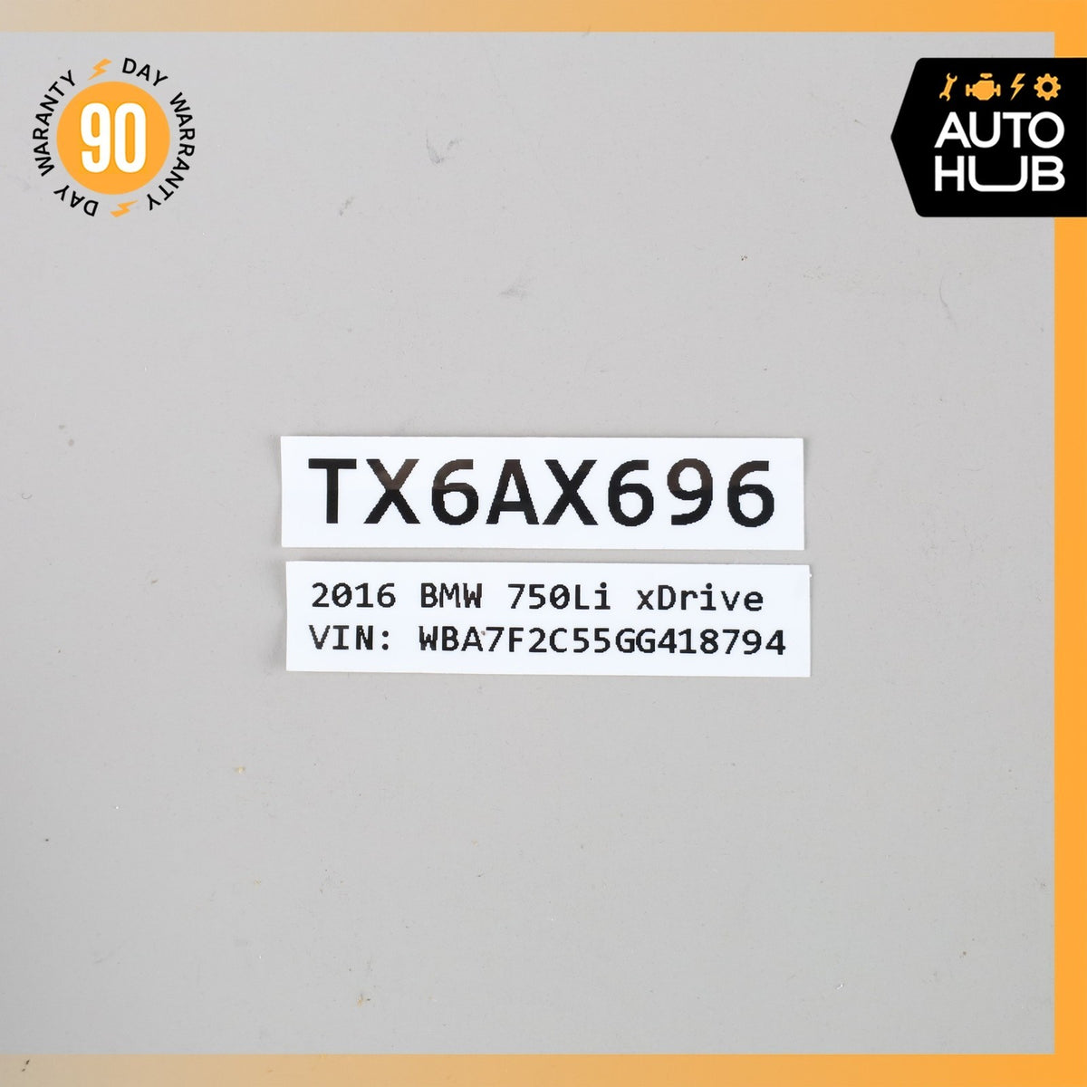 BMW G12 750Li Front Left or Right Seat Headrest Head Rest Nappa White OEM - photo 16