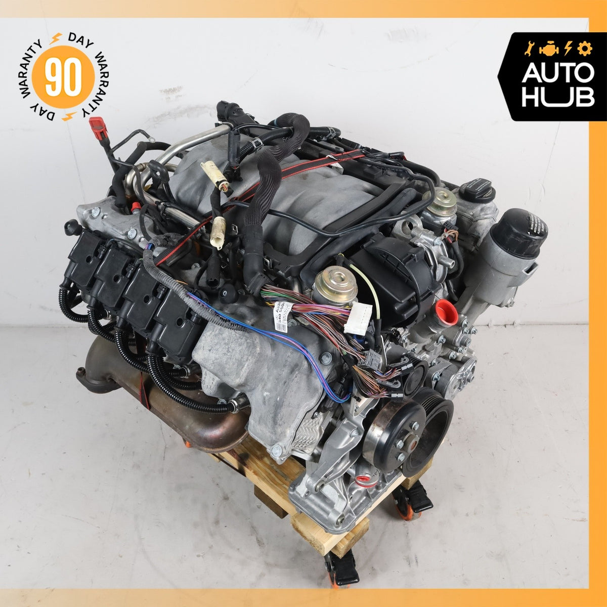 99-06 Mercedes R230 SL500 CLK500 Engine Motor Assembly 5.0 V8 M113 113.963 OEM - photo 3