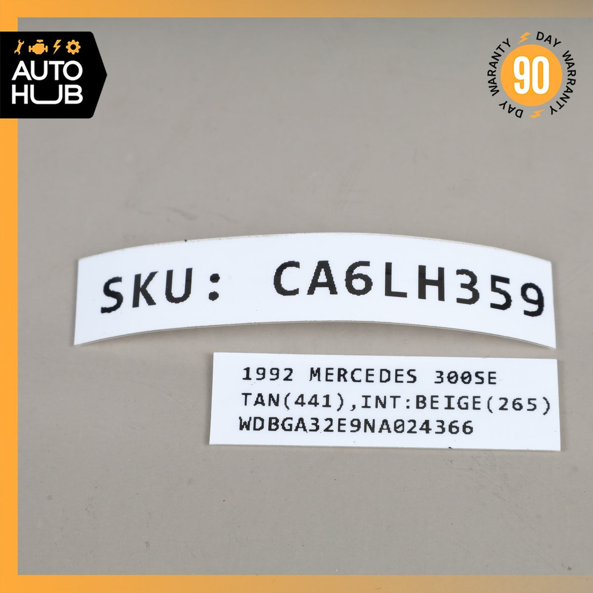 Mercedes W140 300SE S500 500SEC Base Front or Rear Rocker Panel Trim Plug OEM - photo 8