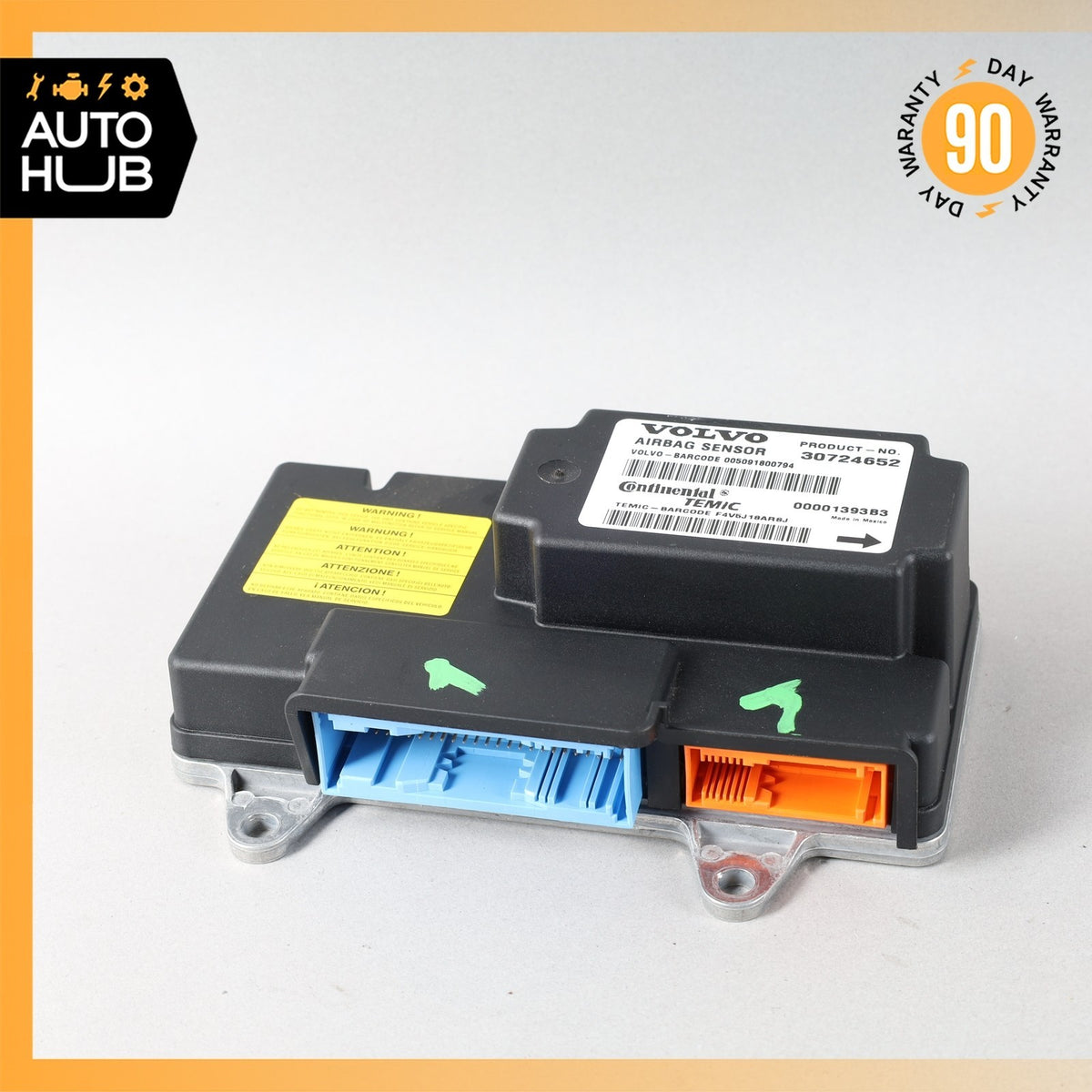 05-07 Aston Martin DB9 Safety Bag Sensor SRS Control Module 4G433710259 OEM 34k - photo 2
