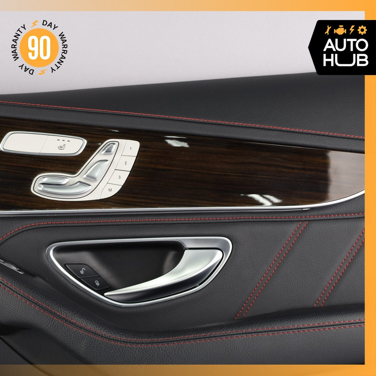 15-21 Mercedes W205 C43 AMG C350e Front Right Side Interior Door Panel OEM - photo 4