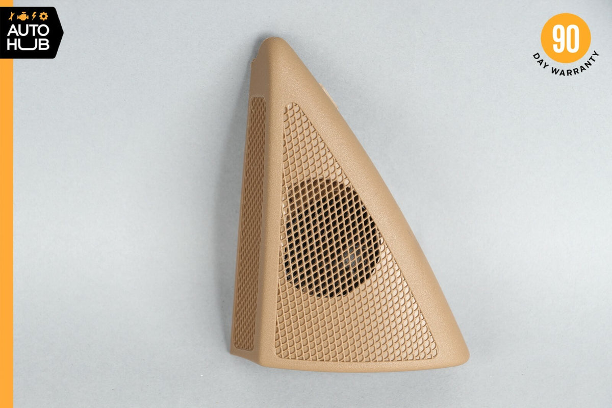 07-09 Mercedes W211 E350 E320 Tweeter Speaker Cover Left Driver Side Brown OEM - photo 1
