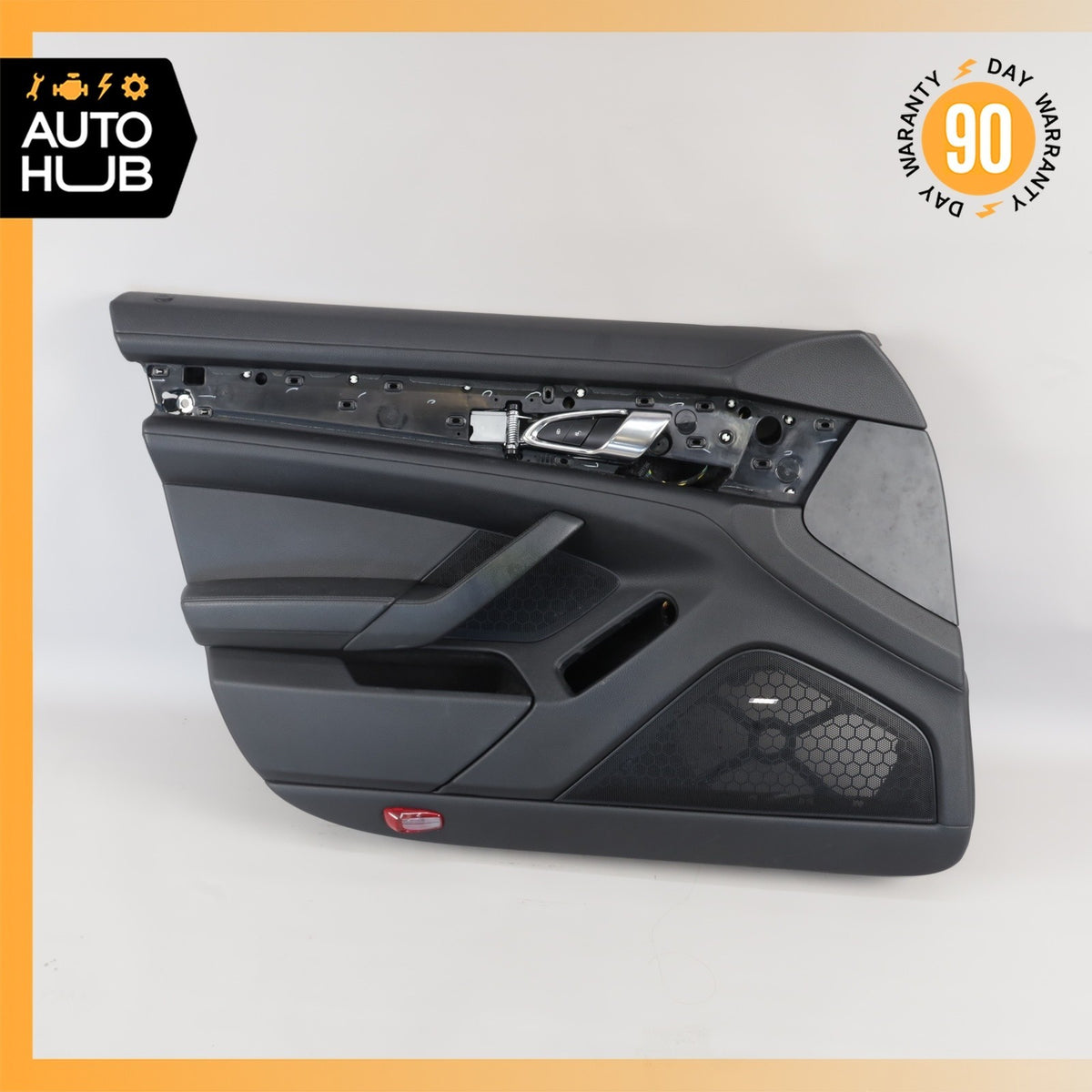 10-16 Porsche Panamera 970 Front Left Interior Door Panel Black OEM 51k - photo 2