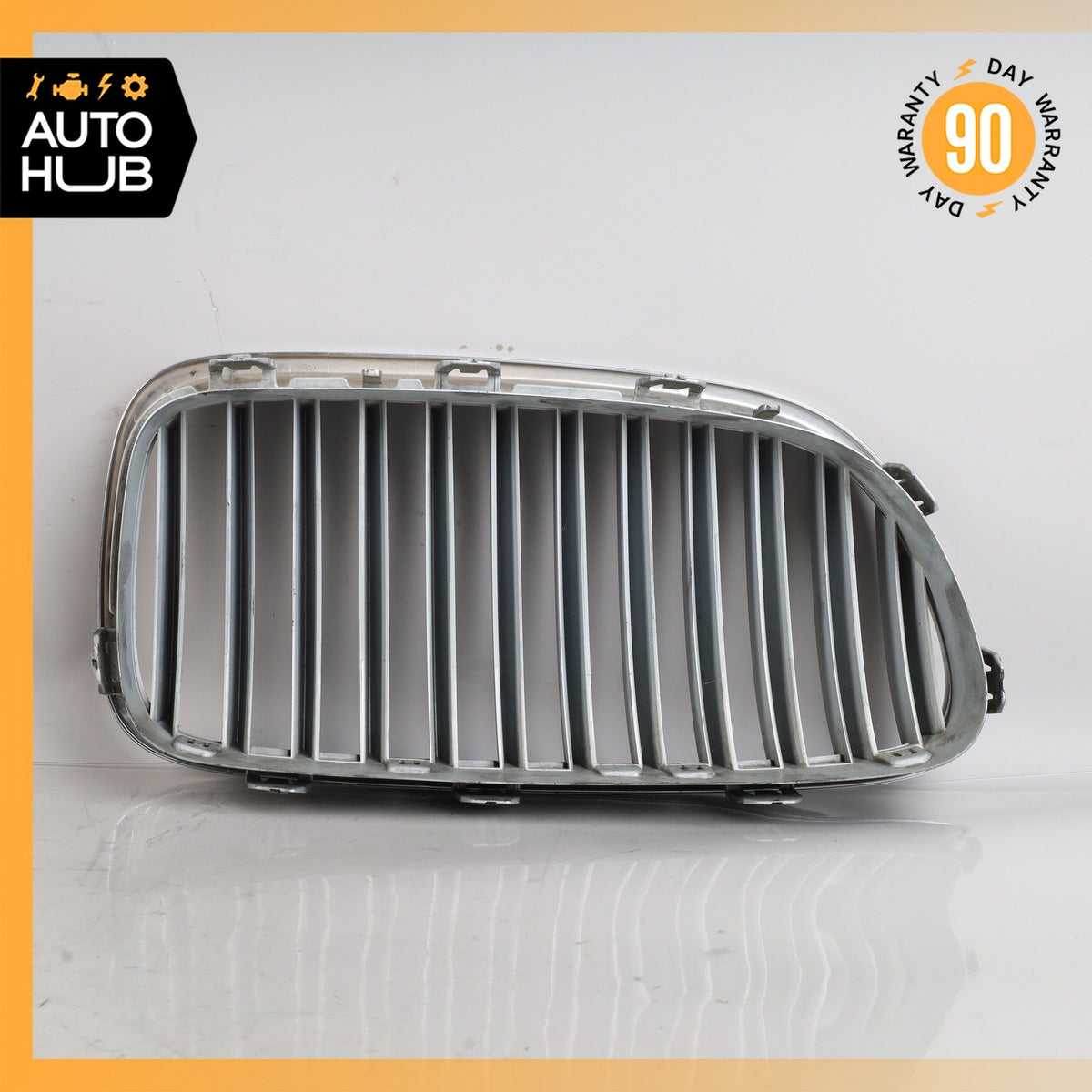 11-13 BMW F10 550i ActiveHybrid 5 Left Side Radiator Hood Grill Grille OEM - photo 9