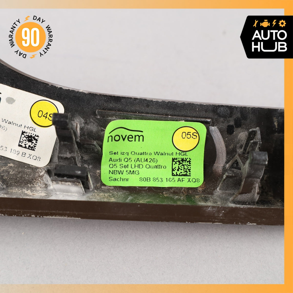 Audi FY Q5 Left Driver Side Dashboard Dash Trim Molding Wood OEM - photo 12