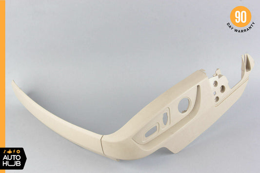 07-09 Audi Q7 4L Front Left Driver Side Seat Control Switch Trim Bezel Tan OEM - photo 1