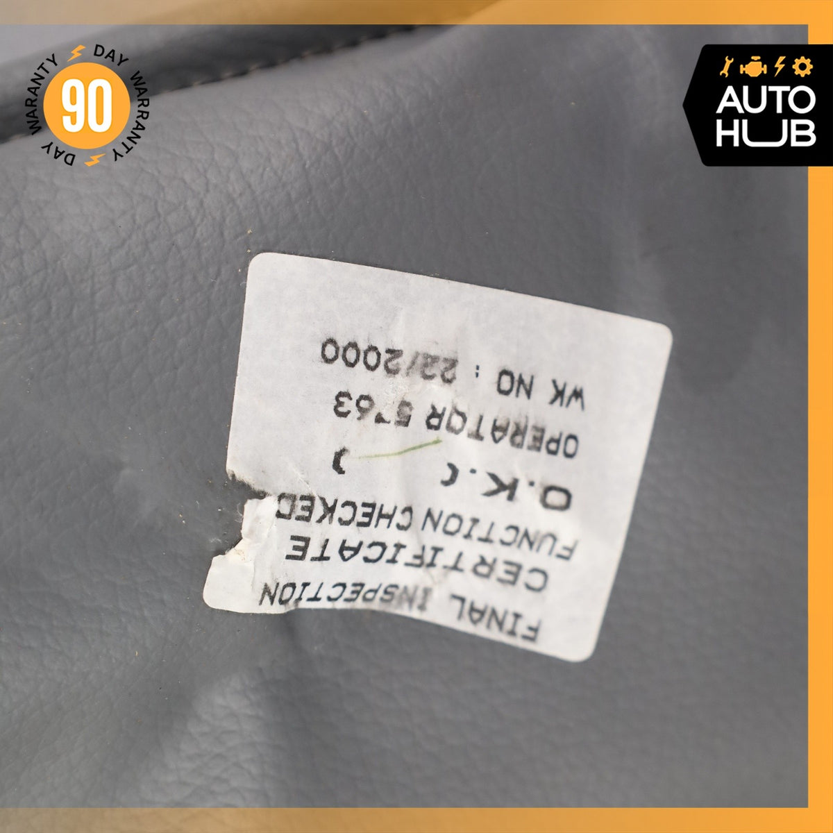 Bentley Arnage / RR Seraph Front Left or Right Seat Lumbar Support Bolster OEM - photo 12