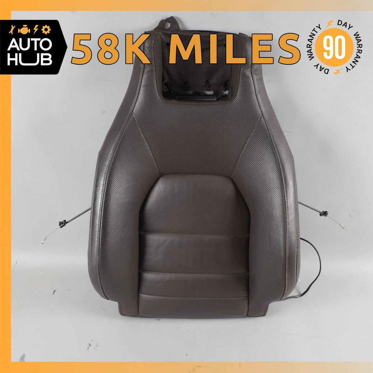 10-17 Mercedes W207 E400 E350 Front Left Driver Side Seat Cushion Upper OEM 58k - photo 1
