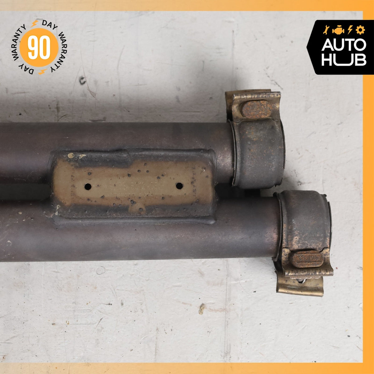 Jaguar X152 F-Type 5.0L V8 Rear Middle Center Exhaust Silencer Muffler Pipe OEM - photo 5