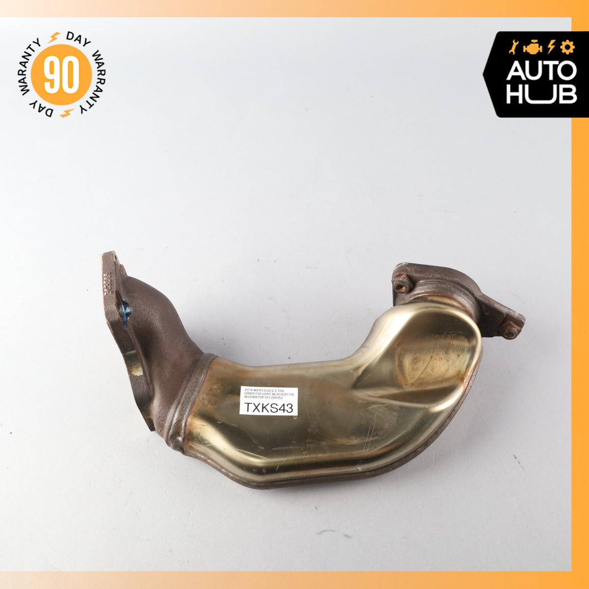 12-18 Mercedes W207 E550 CLS550 M278 Left Driver Side Exhaust Manifold OEM 74k - photo 2
