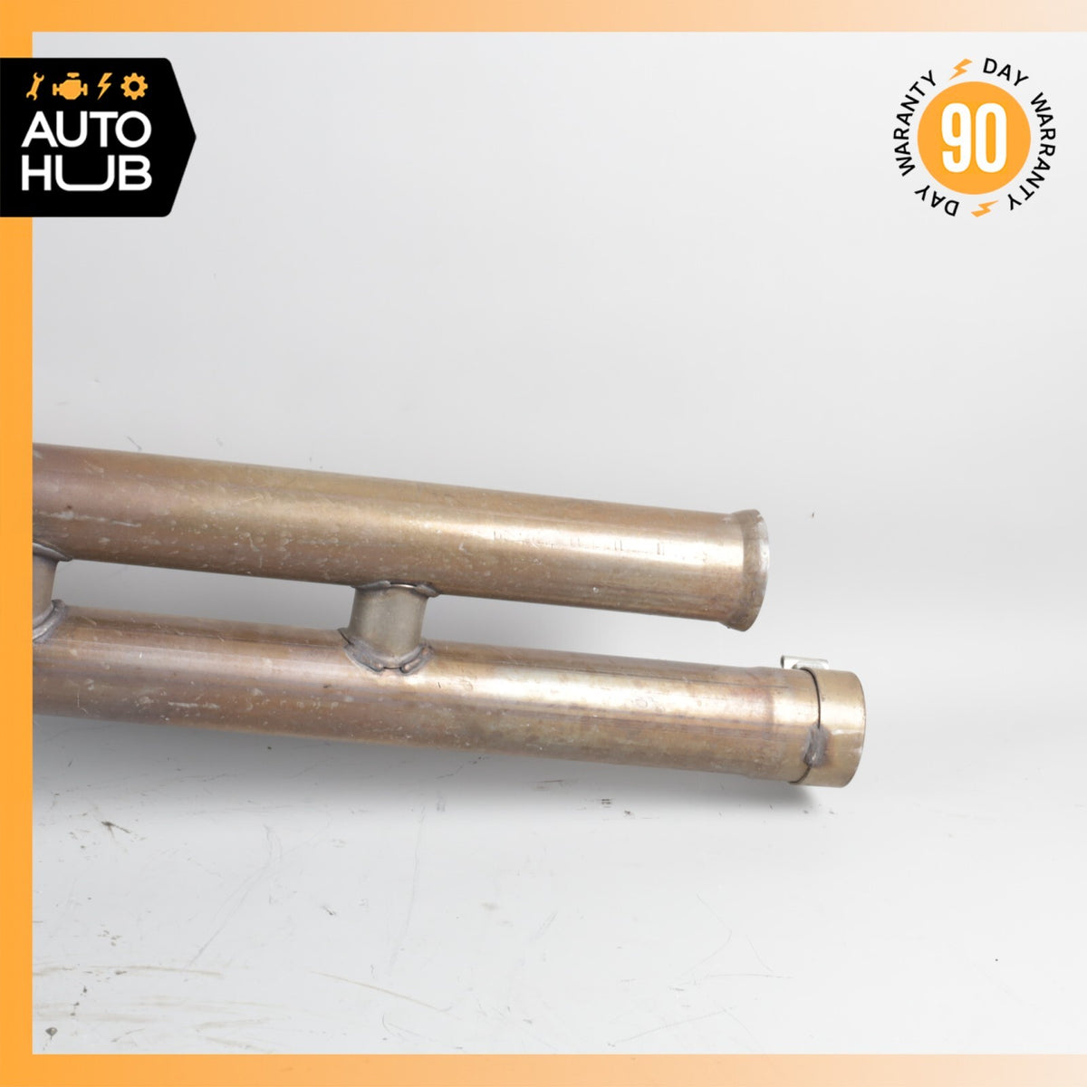 18-23 Aston Martin DB11 4.0L V8 Engine Center Exhaust Cross Pipe OEM - photo 17