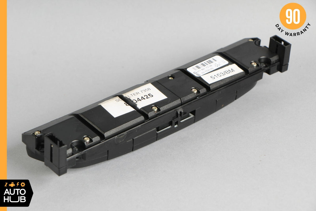 03-09 Mercedes W211 E320 E550 Hazard Control Door Lock Switch Panel 2118217358 - photo 6