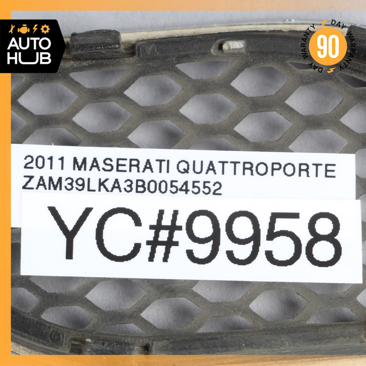 03-13 Maserati Quattroporte S M139 Fender Grill Grille Vent Right Side OEM - photo 7