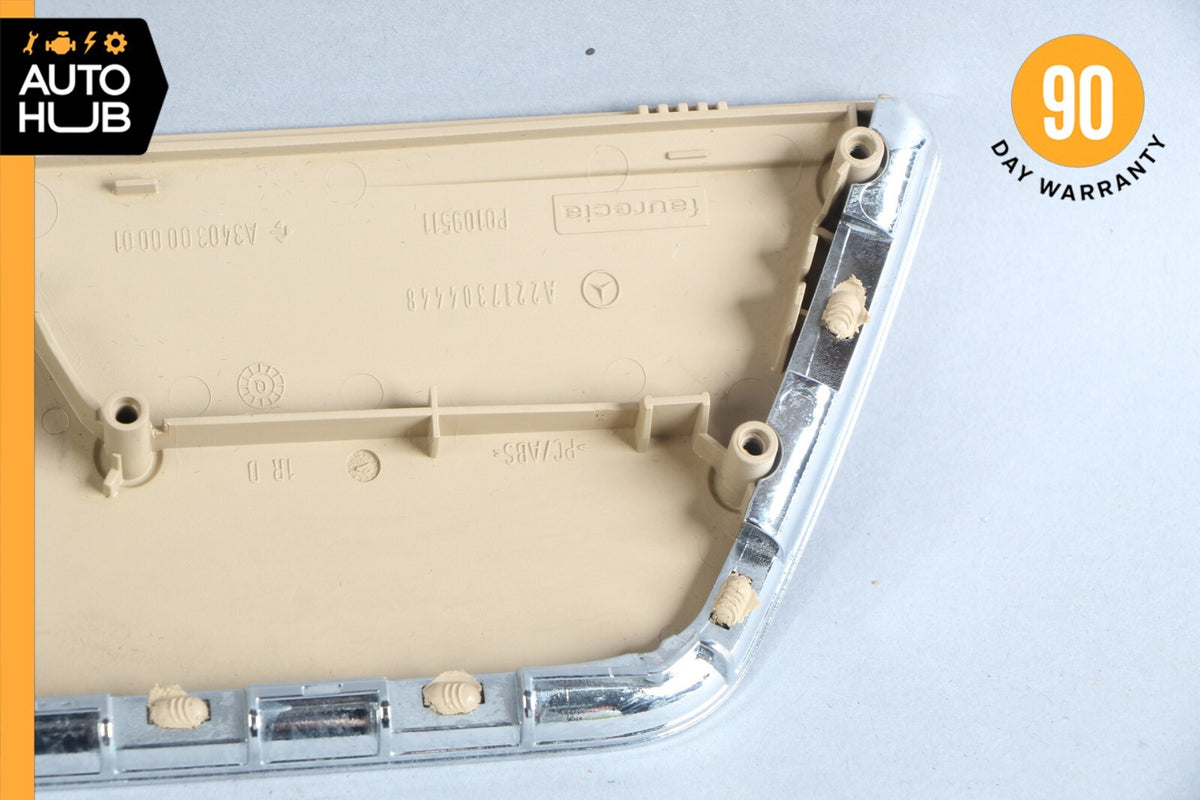 10-13 Mercedes W221 S550 S400 Rear Right Side Interior Door Handle Beige OEM - photo 6