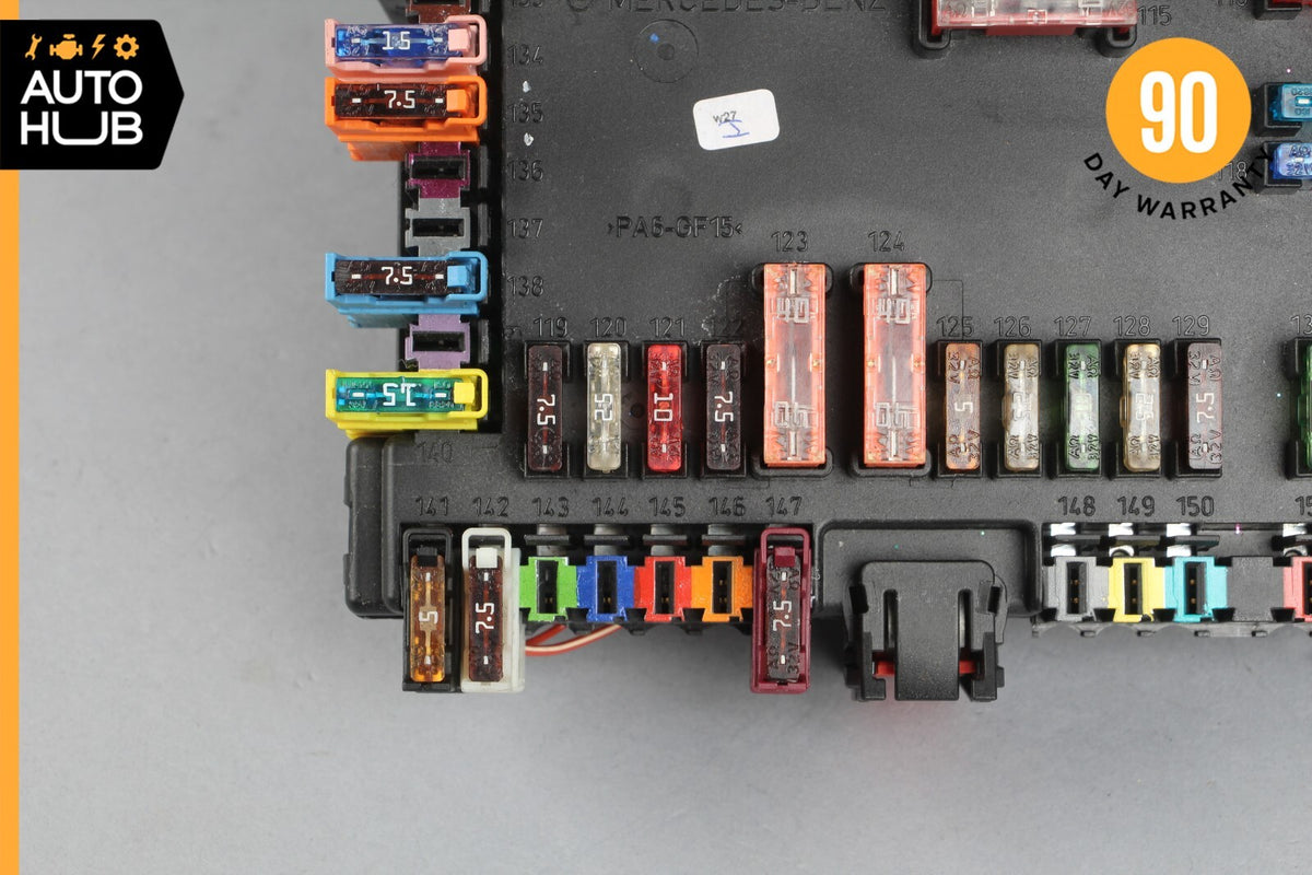 10-13 Mercedes W221 S400 S63 AMG Rear Sam Fuse Box Relay Module Control OEM - photo 7