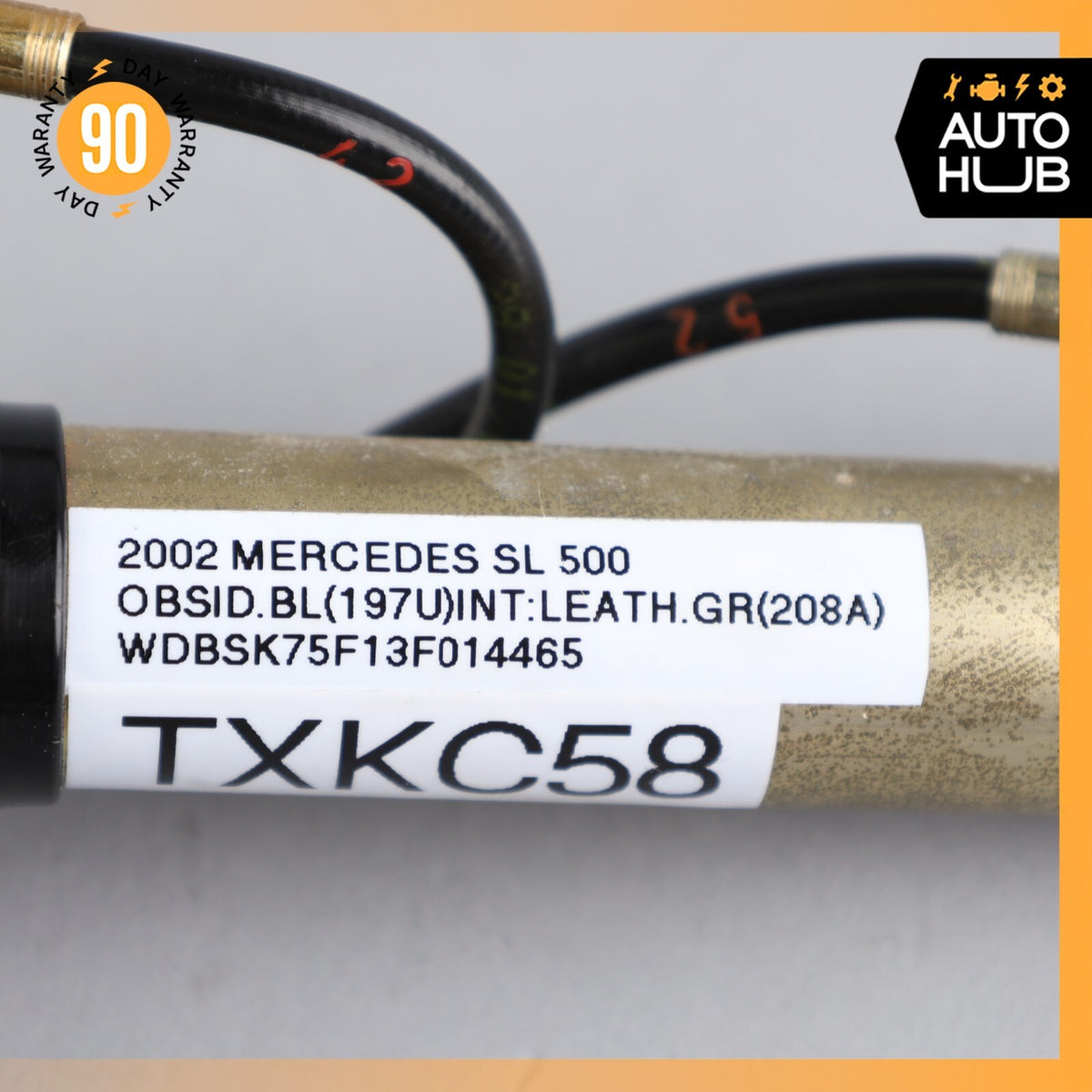 Mercedes R230 SL500 Convertible Top Main Drive Lift Cylinder Right Side OEM 55k - photo 20