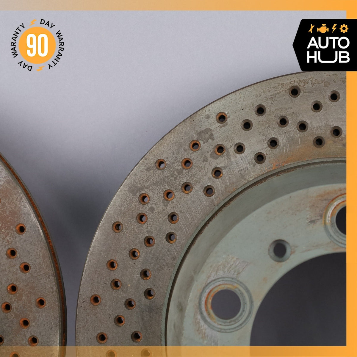 Porsche Boxster 987 Rear Left & Right Brake Rotors Disc Set Aftermarket - photo 8