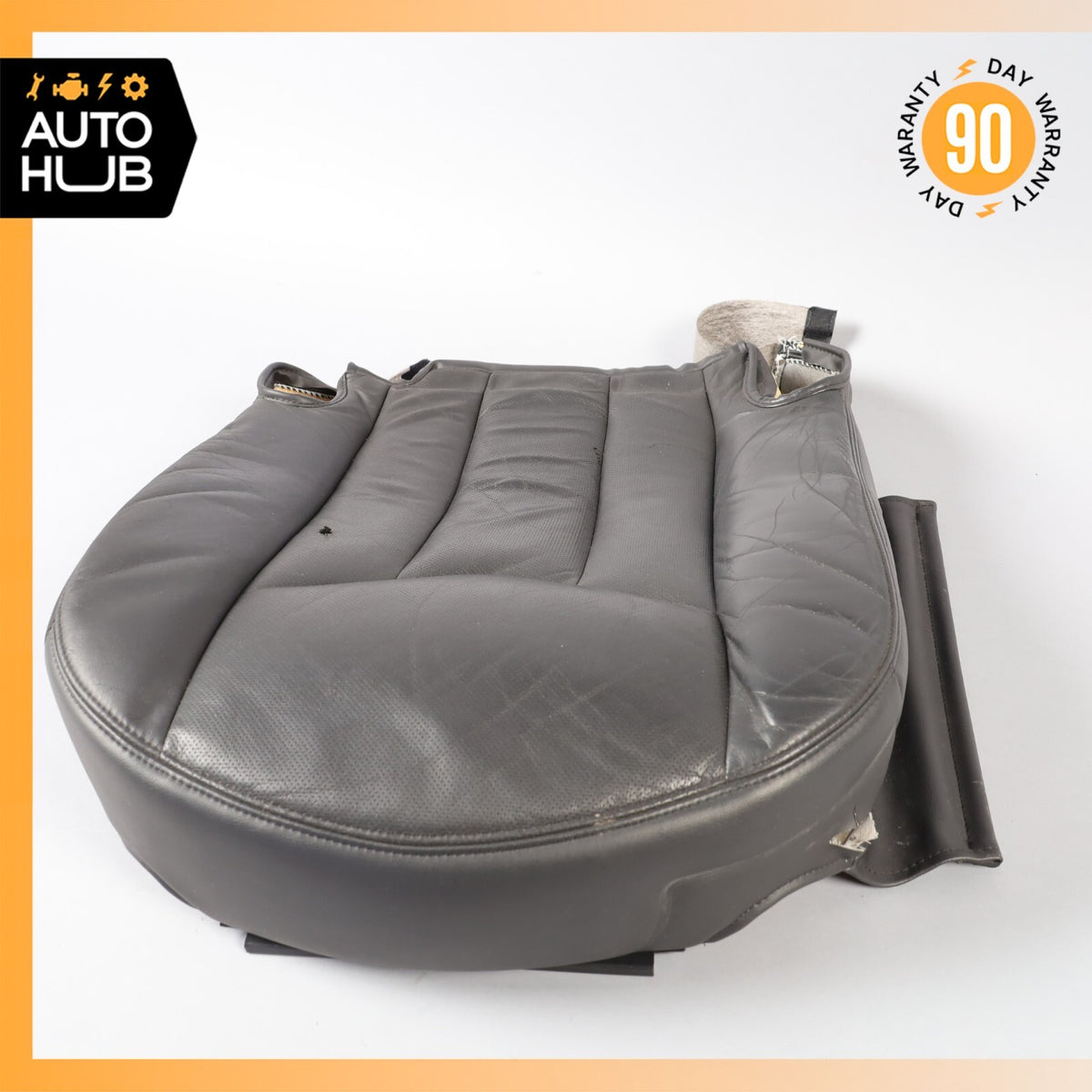 04-08 Cadillac XLR Left Driver Side Bottom Lower Seat Cushion Black OEM - photo 9