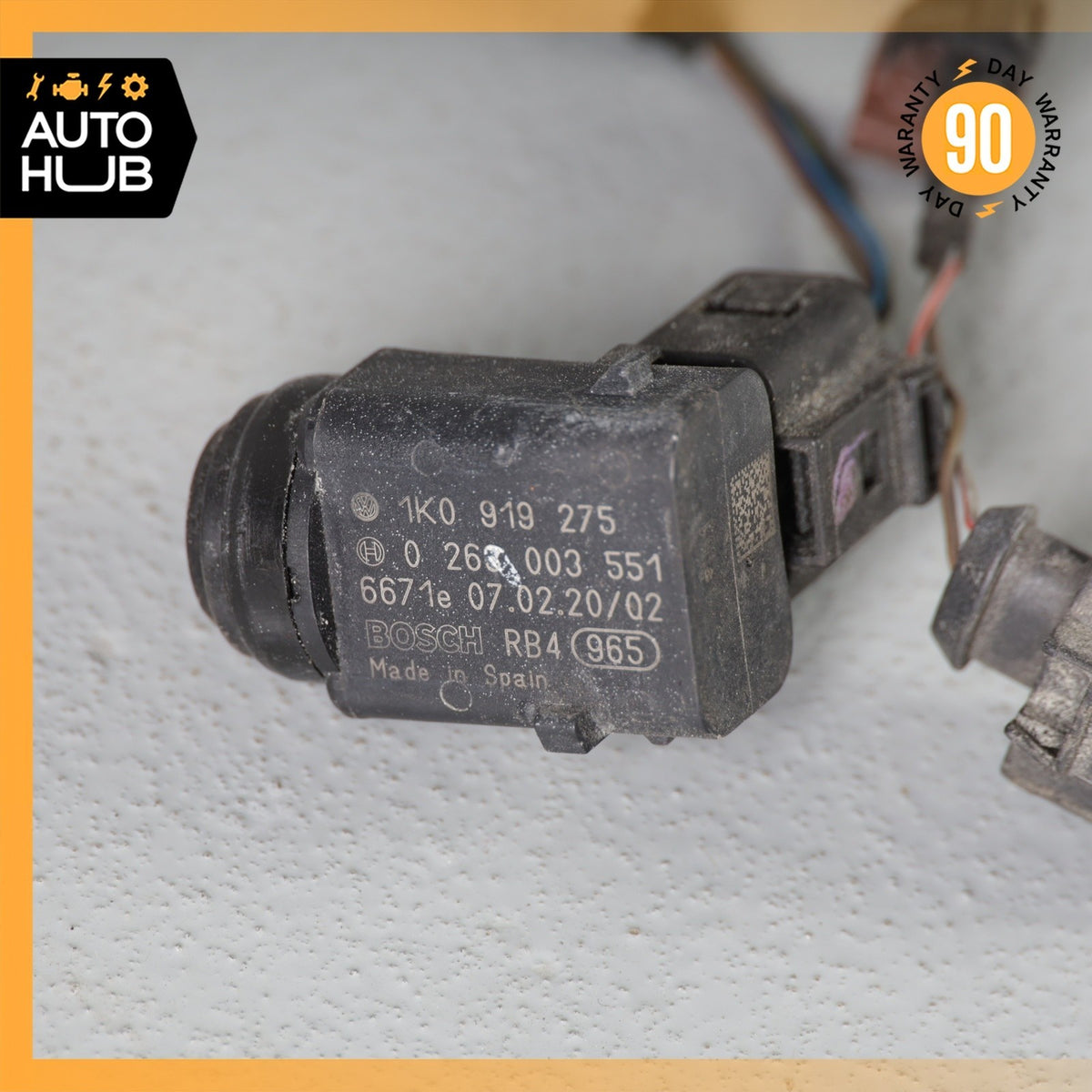Bentley Continental GTC GT Front Bumper Parking Sensor Wire Harness PDC OEM 40k - photo 8