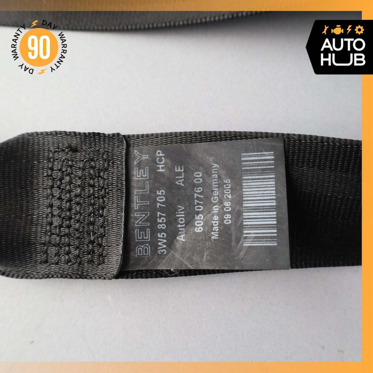 06-13 Bentley Continental Flying Spur Front Left Driver Side Seat Belt OEM 78k - photo 15