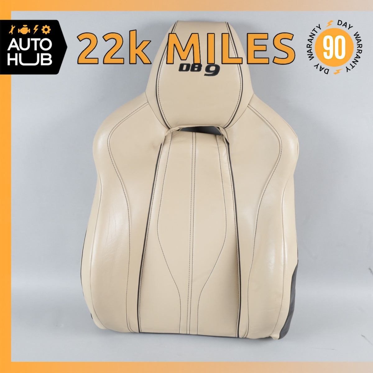 13-15 Aston Martin DB9 Front Right Passenger Side Top Upper Seat Cushion OEM 22k - photo 1