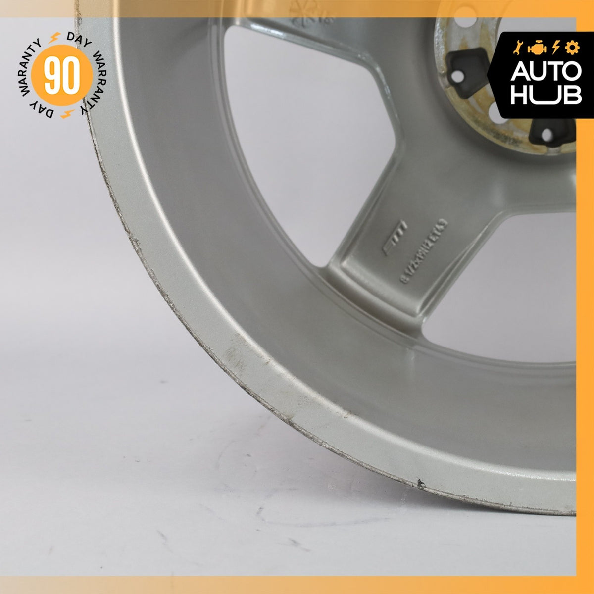 Mercedes W221 S550 CL63 AMG 8.5 x 19 19" Front Wheel Rim Polished Silver OEM - photo 12